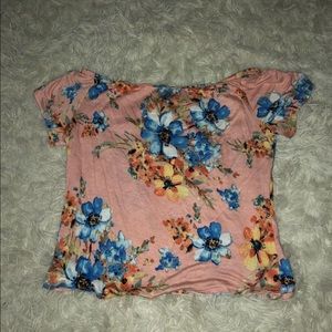 floral crop top